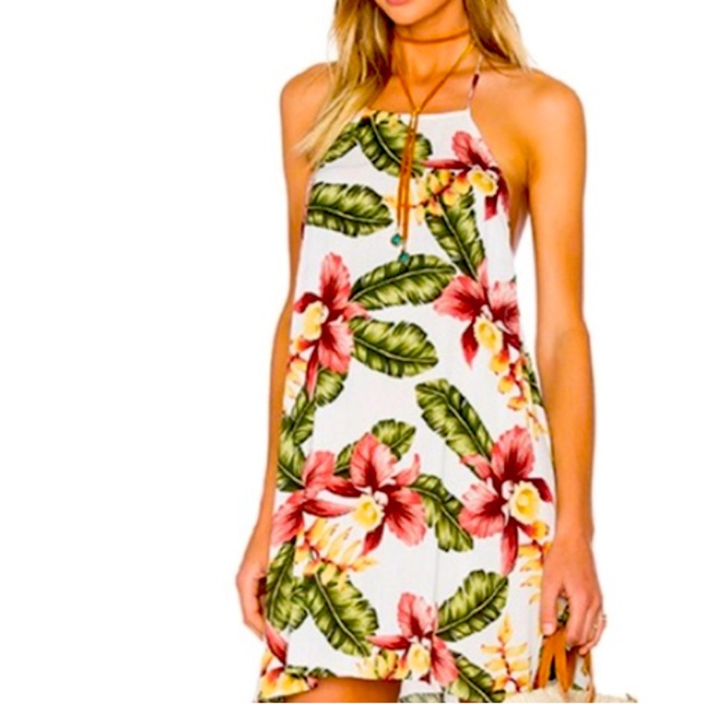 NWOT | MUMU Floral Halter Dress